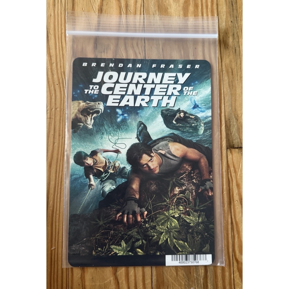 JOURNEY TO THE CENTER OF THE EARTH - BLOCKBUSTER VIDEO BACKER CARD 5"X8"